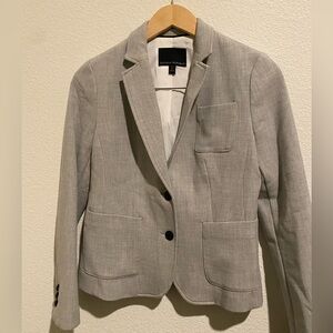 Banana Republic Women's Light Gray Suit Jacket